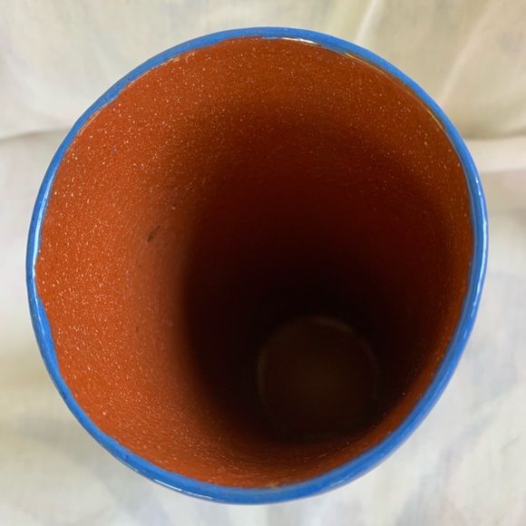 Heeseung Lee Terracotta Vessel Peacock Flowers Art Pottery Rare HTF - Picture 8 of 11